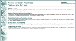 Desktop Screenshot of export-ready.com